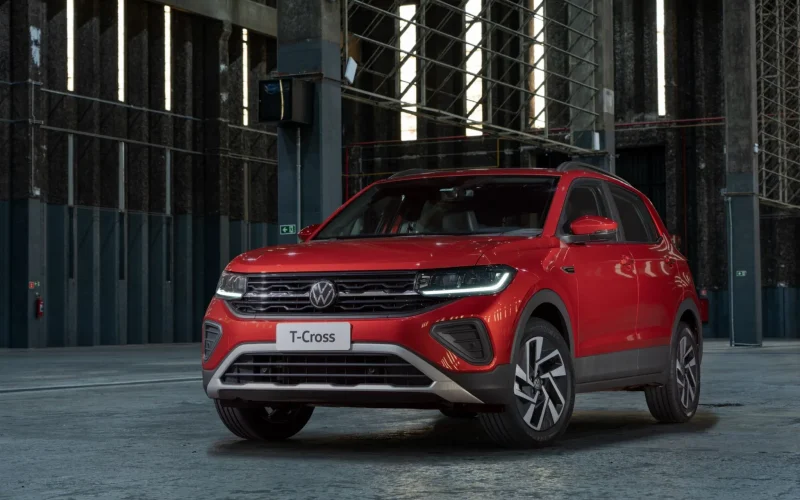 Volkswagen T-Cross 2027 estreia câmbio automático de 8 marchas para motor 1.0 turbo
