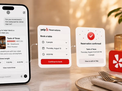 Yelp integra reservas e listas de espera ao ChatGPT para facilitar buscas gastronômicas