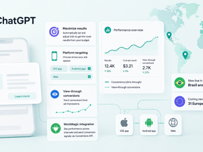ChatGPT Ads implementa lances automatizados e segmentação de plataformas