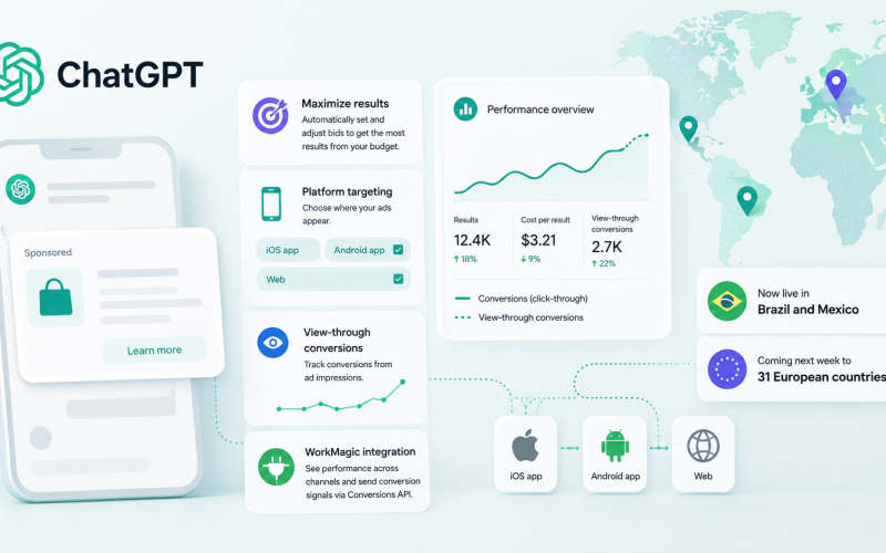 ChatGPT Ads implementa lances automatizados e segmentação de plataformas
