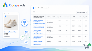 Google Ads introduz relatório sobre títulos de produtos gerados por IA