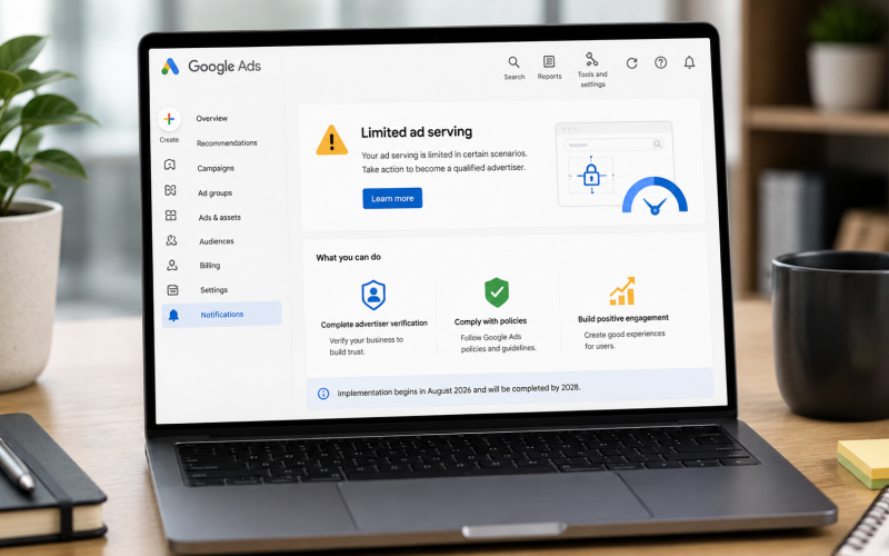 Google amplia política de entrega de anúncios e valoriza credibilidade dos anunciantes