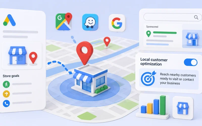 Google introduz otimização para clientes locais em campanhas Performance Max