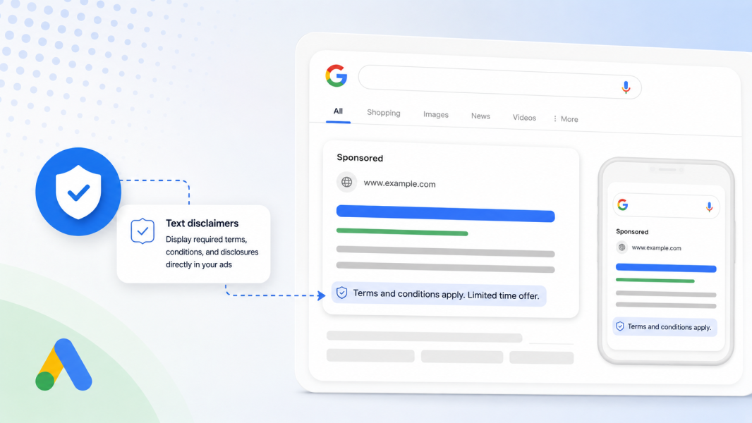 Google orienta anunciantes sobre uso de avisos de texto em anúncios de pesquisa