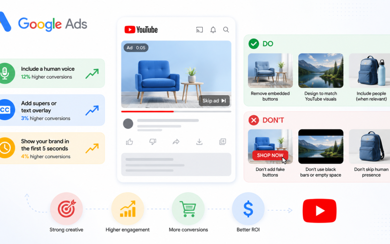 Google revela que otimização criativa no YouTube pode dobrar ROI dos anúncios