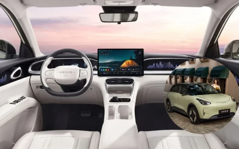 Geely EX2 se destaca no mercado chinês com 32.306 vendas, superando o Tesla Model Y em 7.148 unidades.