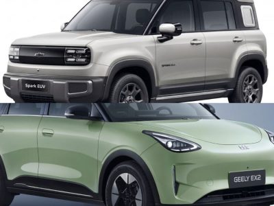 Spark EUV é R$ 21.190 mais caro que Geely EX2, com 31 km a menos de autonomia