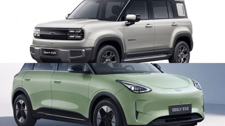 Spark EUV é R$ 21.190 mais caro que Geely EX2, com 31 km a menos de autonomia