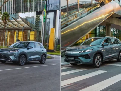 BYD apresenta híbridos plug-in flex Atto 2 e Song Pro com autonomia impressionante