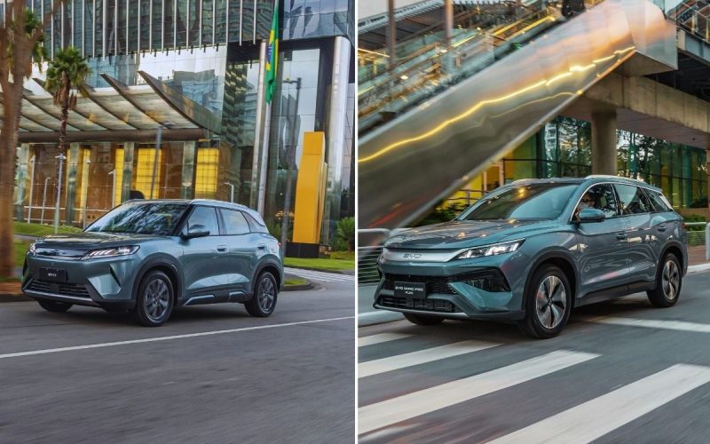 BYD apresenta híbridos plug-in flex Atto 2 e Song Pro com autonomia impressionante