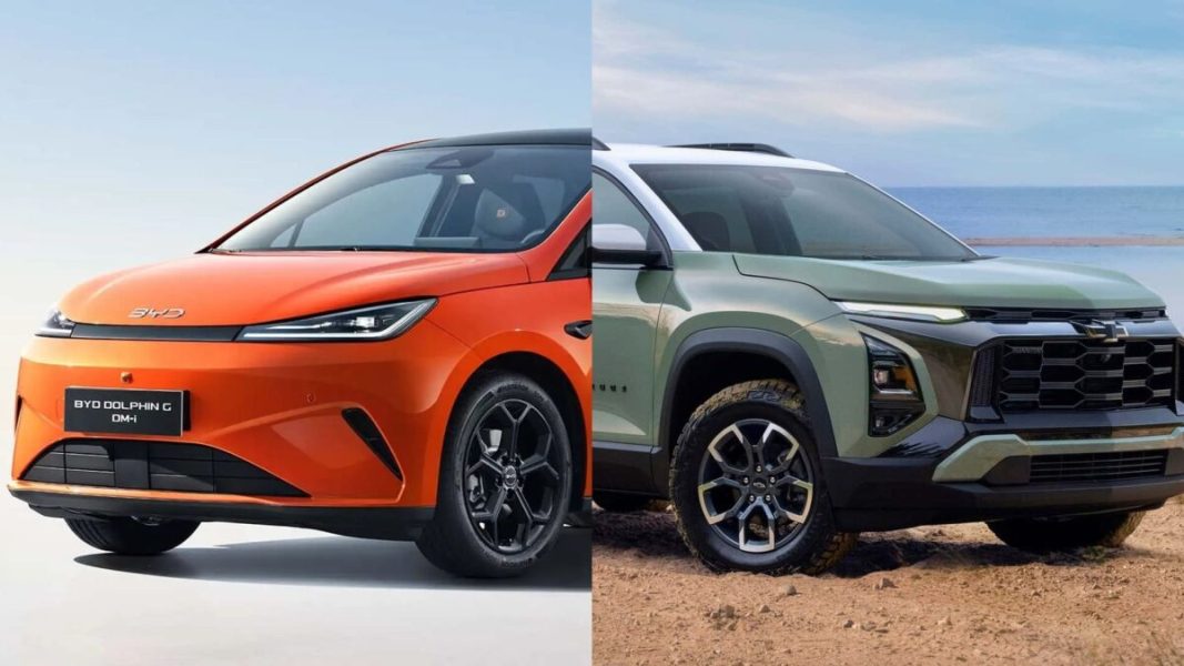 BYD lidera vendas no Brasil com 2.164 carros à frente da GM na 1ª quinzena; marcas chinesas somam 25% do mercado automotivo