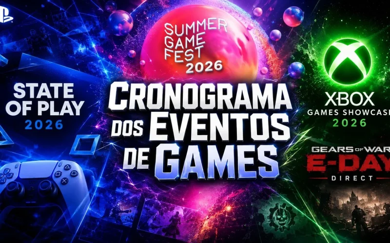 Agenda dos principais eventos de jogos entre 1 e 9 de junho de 2026