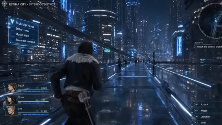 Remake de Final Fantasy 8 ganha nova estética com inteligência artificial