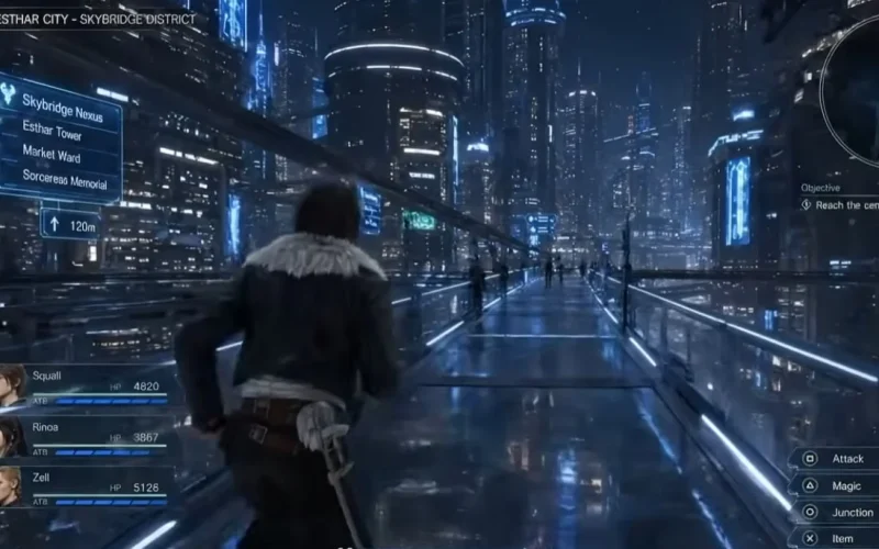Remake de Final Fantasy 8 ganha nova estética com inteligência artificial