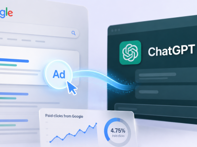 ChatGPT supera todos os destinos em cliques pagos no Google Search