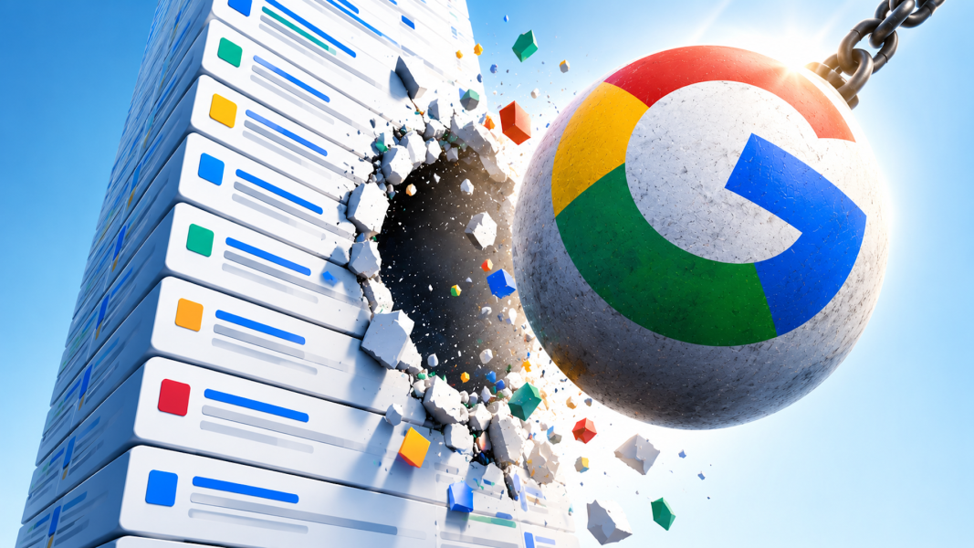 Atualização de spam do Google em agosto de 2026 causa queda abrupta em rankings