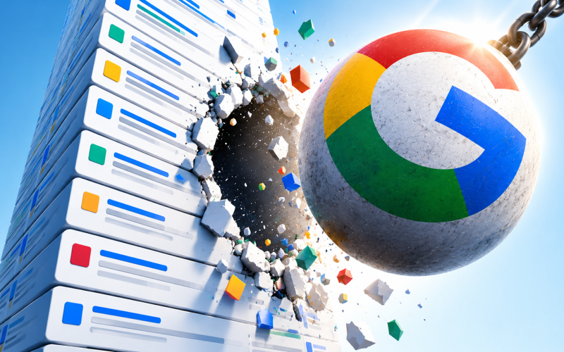 Atualização de spam do Google em agosto de 2026 causa queda abrupta em rankings