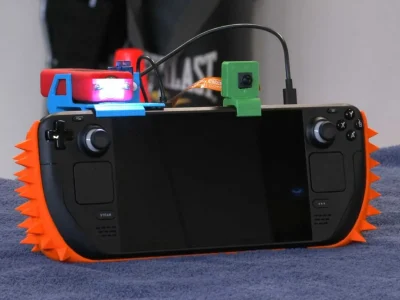 Mod cria ‘segurança’ inusitada para Steam Deck com espinhos e taser elétrico