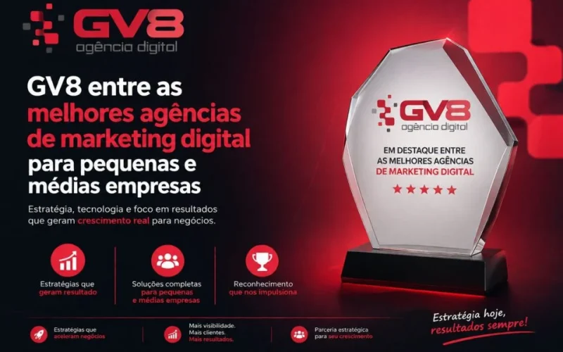 GV8 se destaca entre as melhores agências de marketing digital para PMEs