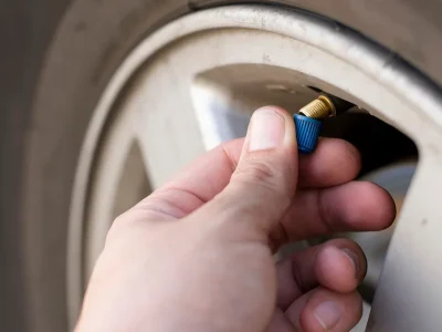 A falta da tampa da válvula do pneu não gera multa, mas é importante substituir