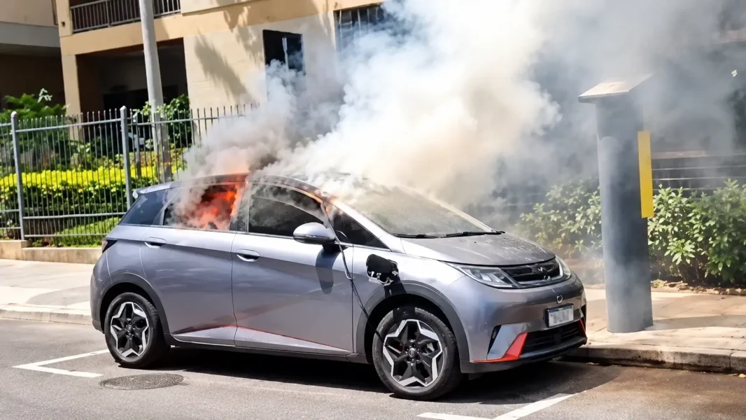 Incêndios em veículos elétricos: riscos, causas e como combatê-los com segurança
