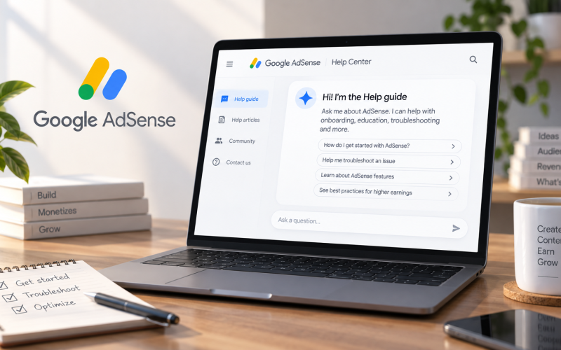 Google lança assistente conversacional com IA no AdSense Help Center em inglês