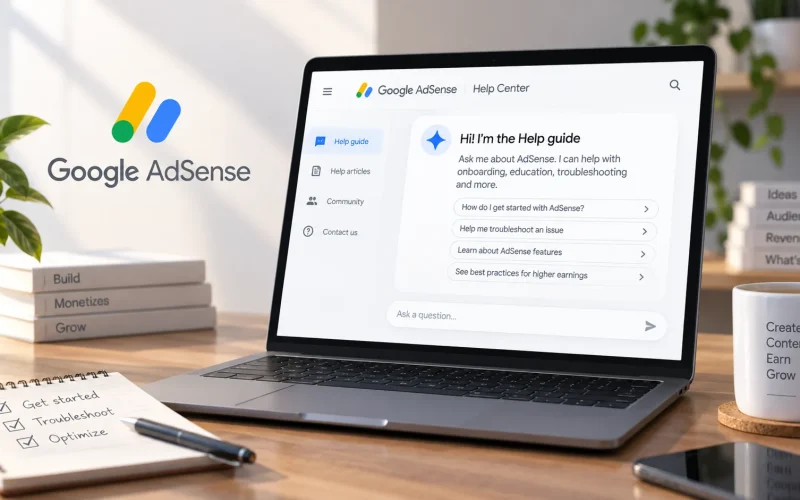 Google lança assistente conversacional com IA no AdSense Help Center em inglês