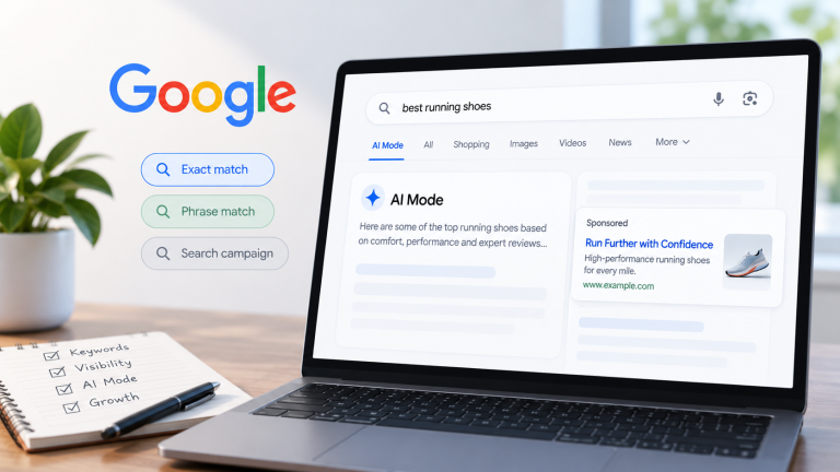 Google testa campanhas de Busca tradicionais em novo modo de IA