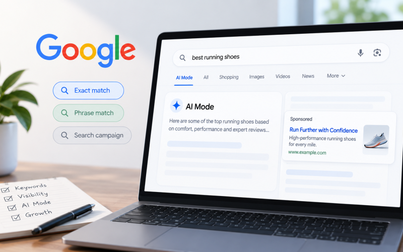 Google testa campanhas de Busca tradicionais em novo modo de IA