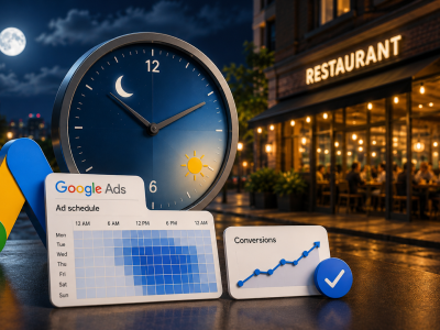 Reveja suas decisões de dayparting no Google Ads para otimizar campanhas