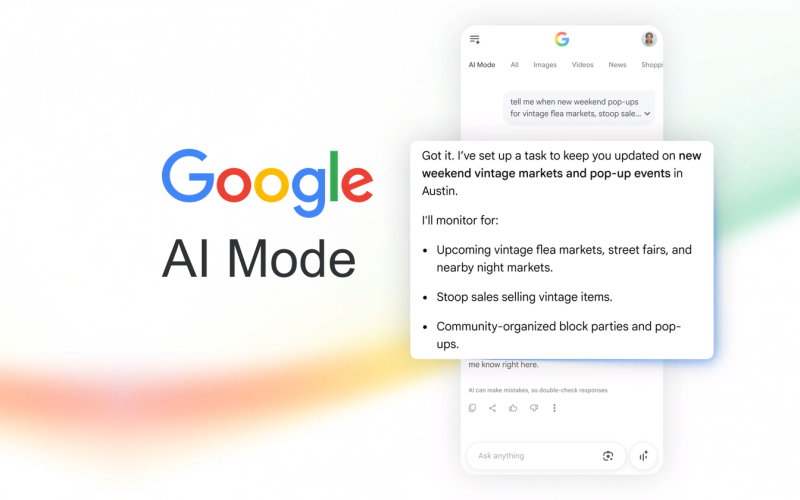 Google Libera Monitoramento de Informações em Modo de IA para Todos os Usuários