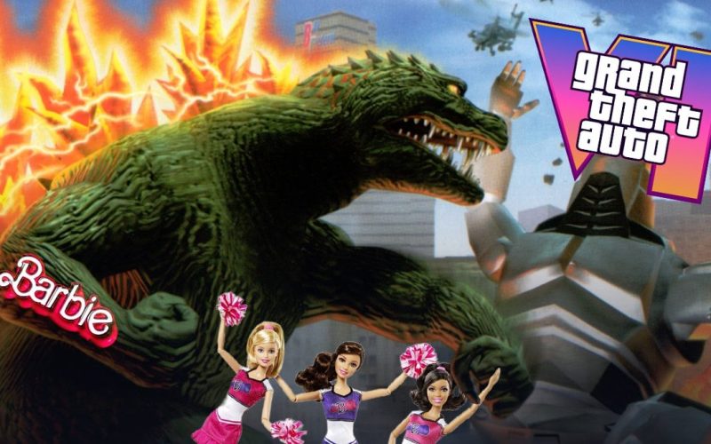 Godzilla e Barbie desafiam o domínio de GTA 6 em novembro; veja os detalhes
