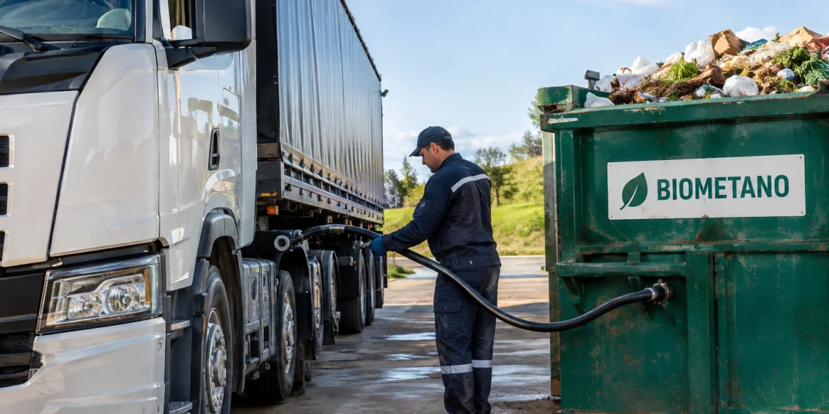 Biometano: A solução alternativa ao diesel que vem do lixo brasileiro