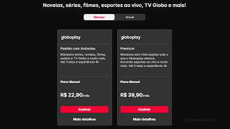 Planos do Globoplay Planos do Globoplay