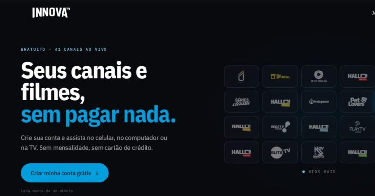 iNNova TV: nova plataforma de streaming gratuita chega ao Brasil