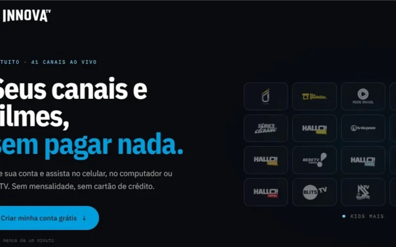 iNNova TV: nova plataforma de streaming gratuita chega ao Brasil