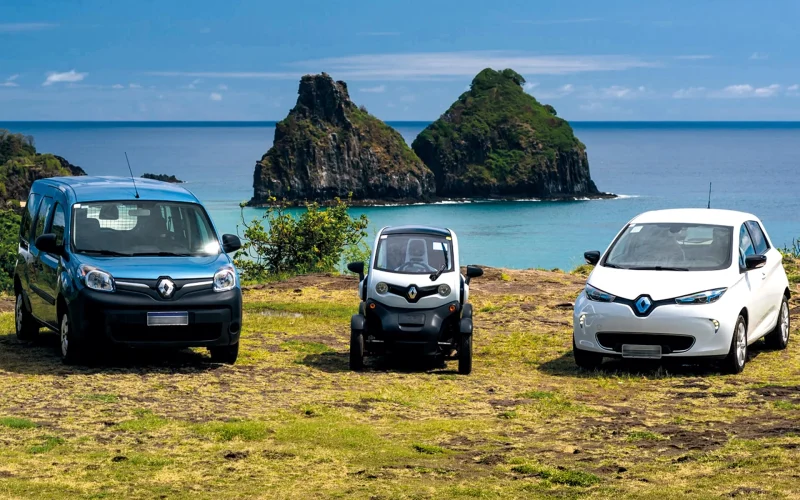 Fernando de Noronha lidera em carros elétricos, mas depende de termelétrica para recarga