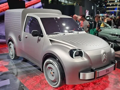Citroën apresenta conceito elétrico do icônico furgão 2 CV Fourgonnette na França