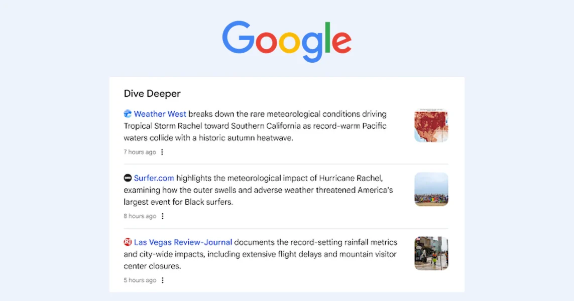 Google altera exibição de links em respostas geradas por IA em atualizações recentes