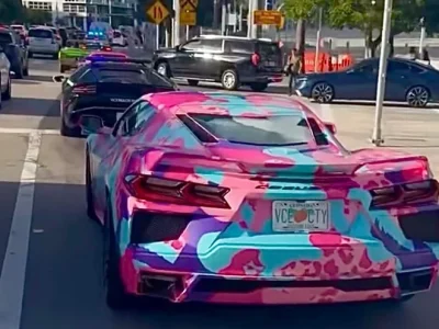 Carros de GTA 6 personalizados invadem as ruas de Miami em ação promocional